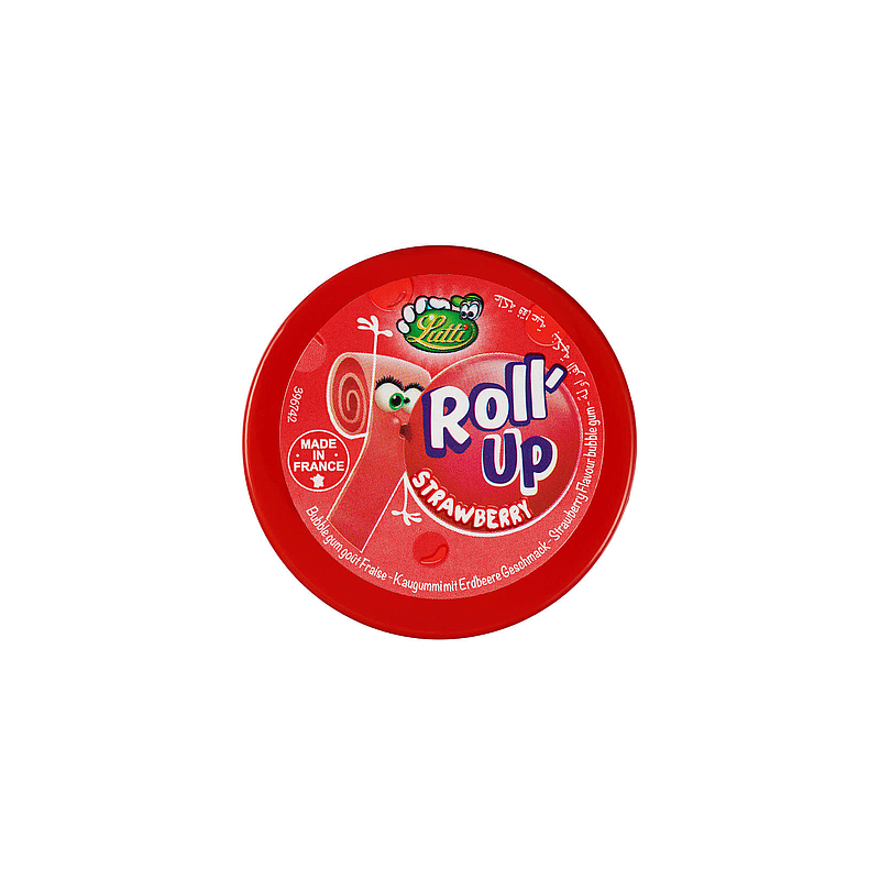 Roll Up Fraise Chewing Gum Bonbon Lutti