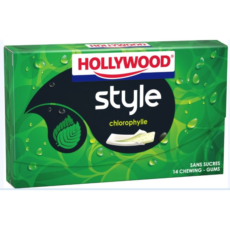 Chewing gum caramel chocolat, sans sucres - Hollywood