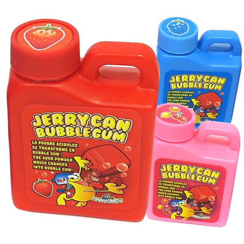 Jerrycan bubble gum - Bonbon acide