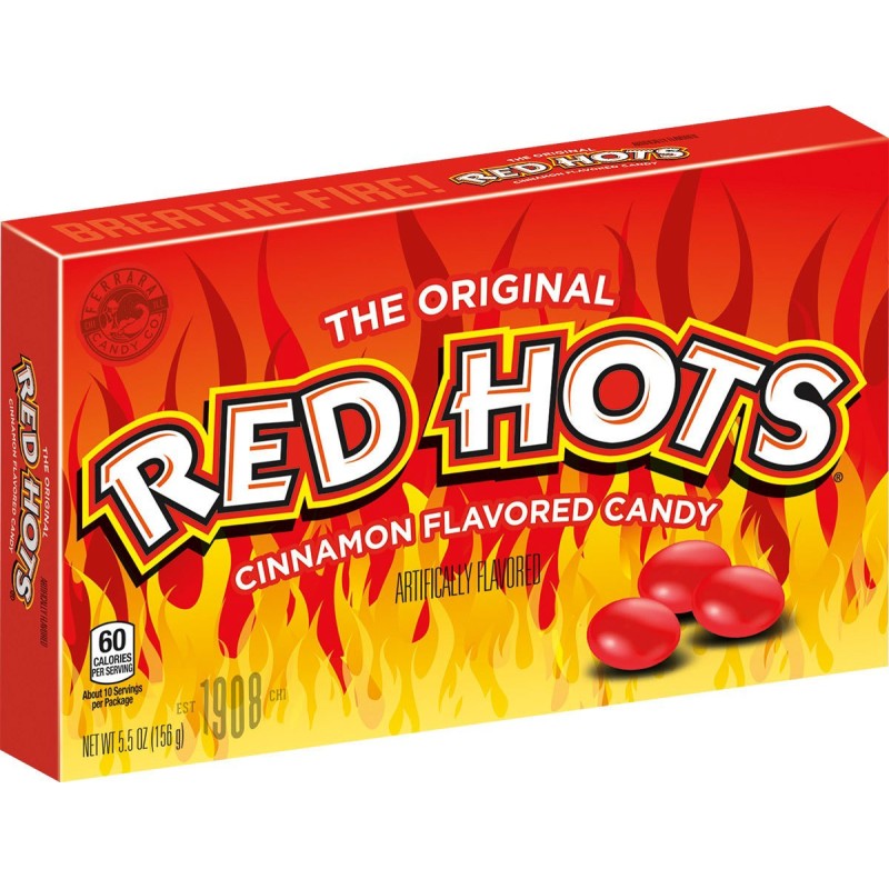 Red Hots - Ferrara - Bonbon américain qui pique - boîte 26g