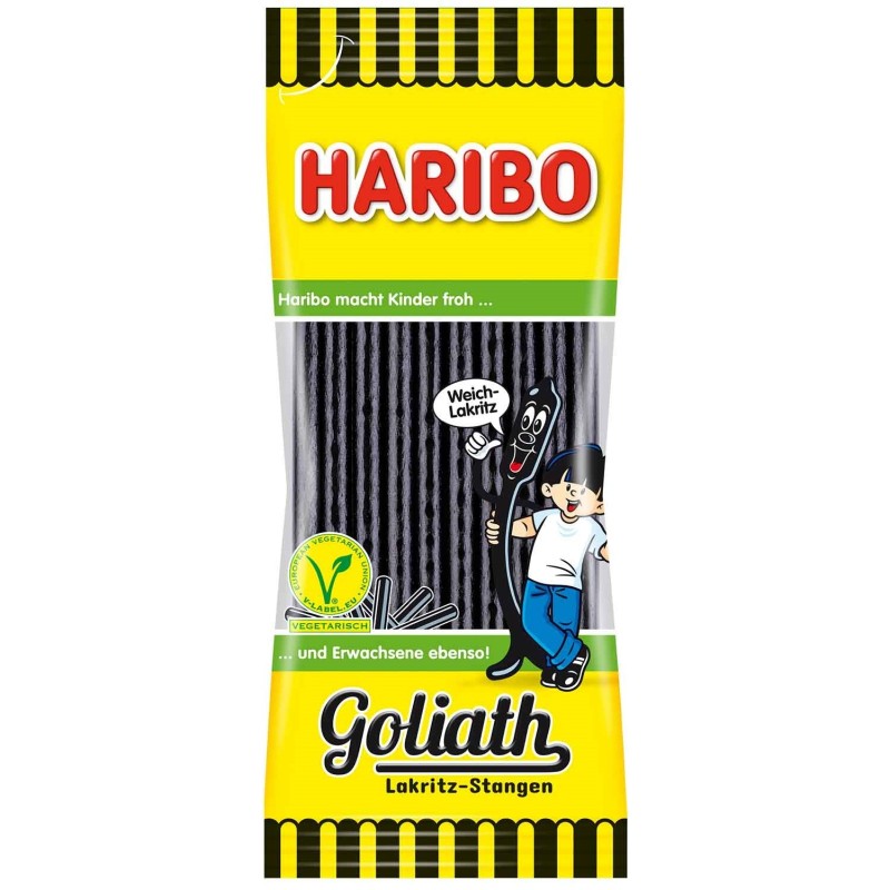Bâtons de réglisse Goliath - Bonbons Haribo - sachet 125g