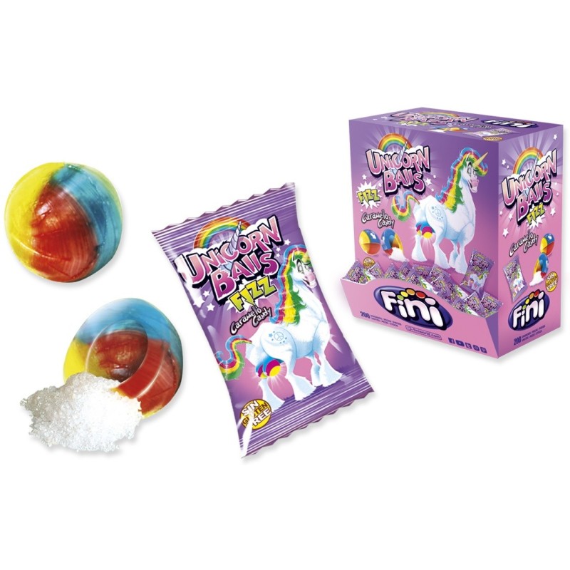 Chewing gum boule de licorne - Bonbon qui pique - Fini