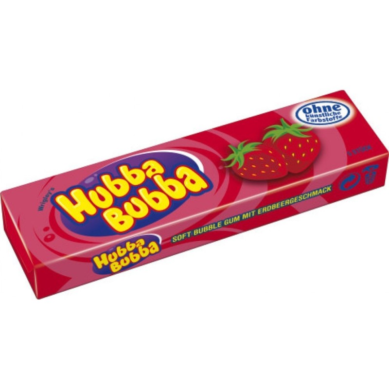 Chewing gum Hubba Bubba - tube 5 pièces