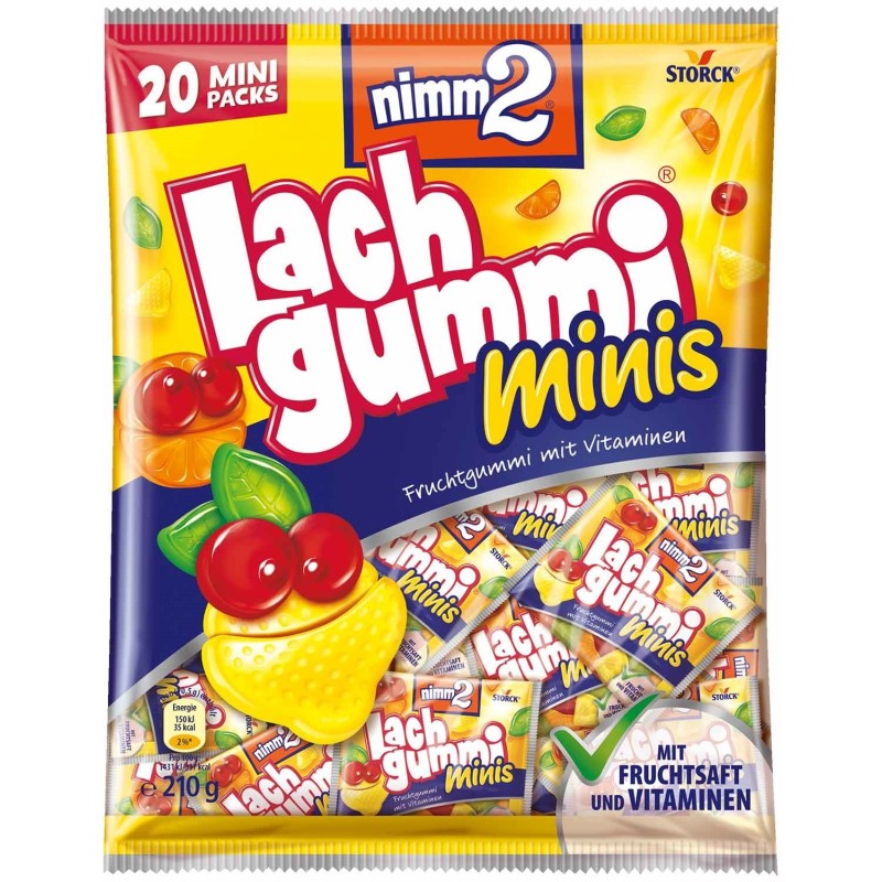 Gommes aux fruits - Bonbons avec vitamines - Nimm2