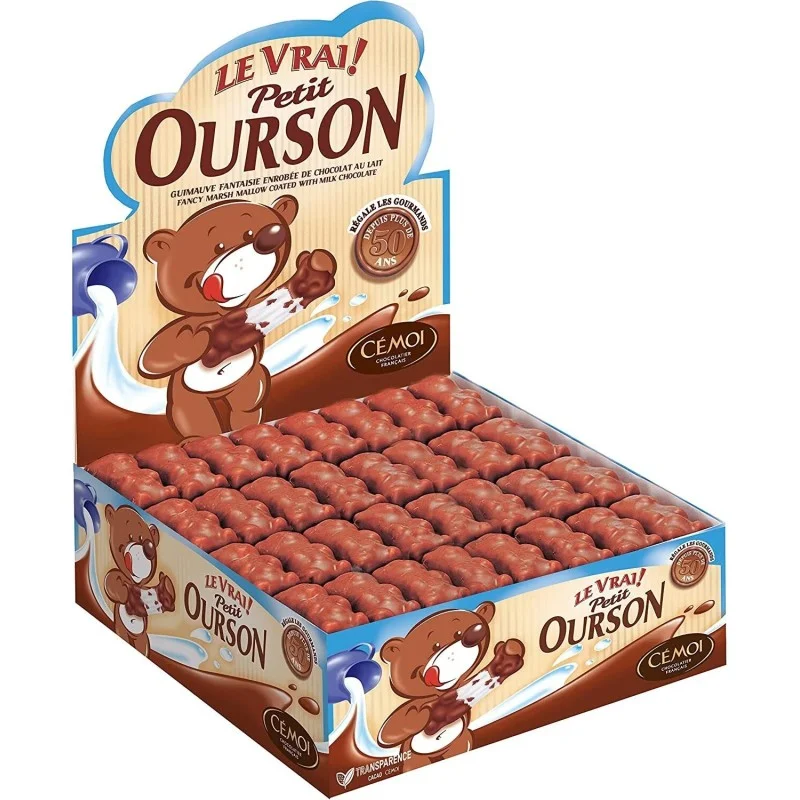 Ourson guimauve : boites et sachets de petits oursons en guimauve, chocolats  et bonbons