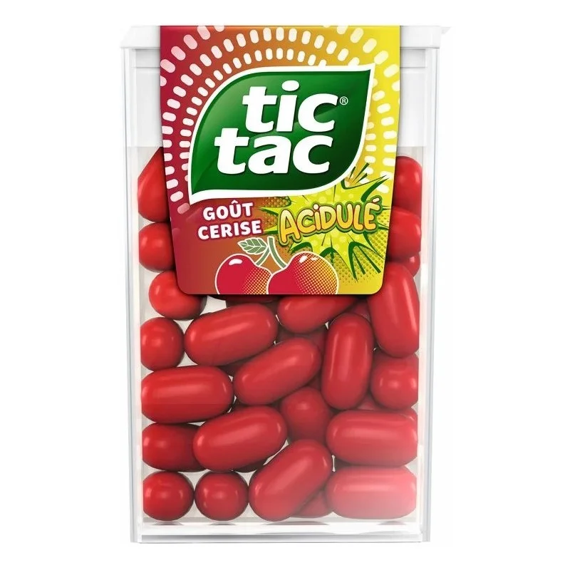 Tic Tac cerise acidulée