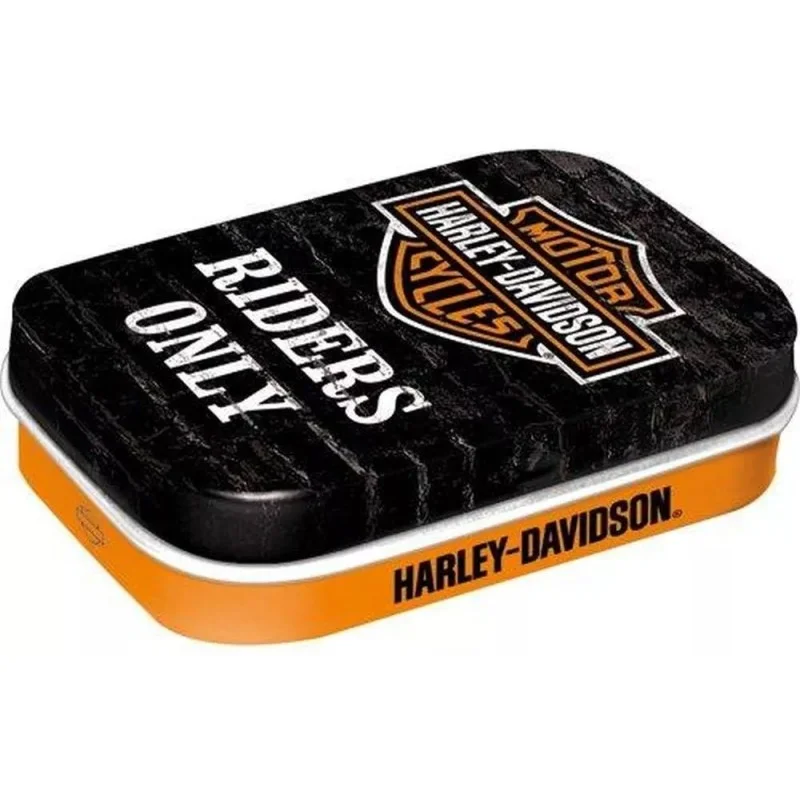 Bonbons à la menthe - boîte métal Harley Davidson 15g