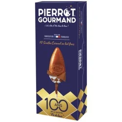 10 sucettes caramel - Boîte 100 ans Pierrot Gourmand