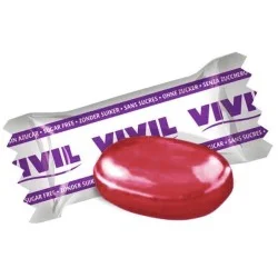 Bonbons goût cassis sans sucre et contre la toux - Vivil