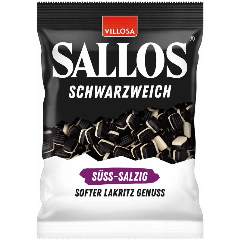 Réglisses sucrées salées Sallos - sachet 200g