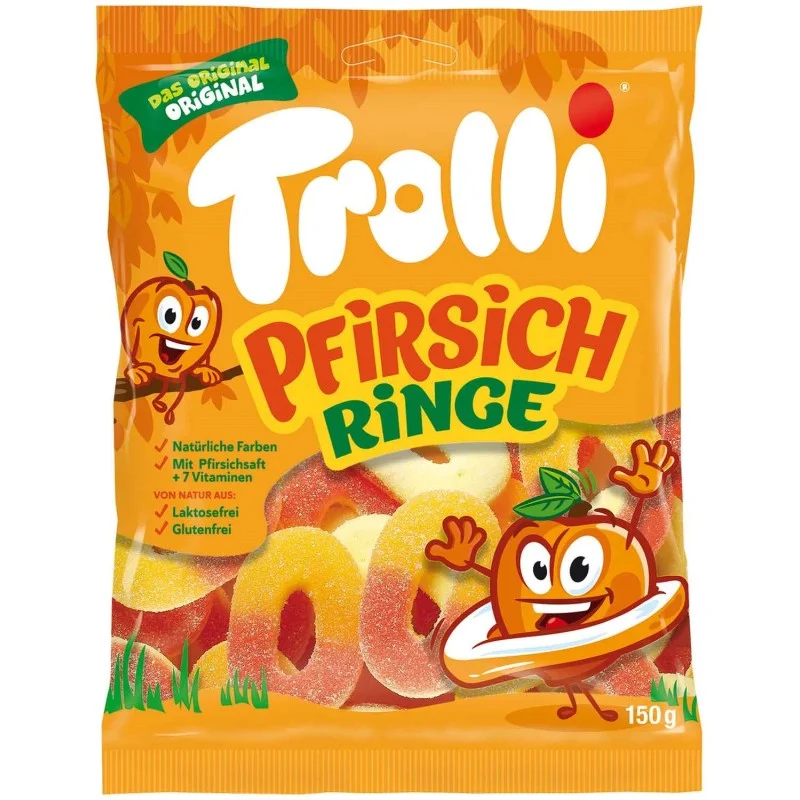 Anneaux pêche Trolli - sachet 150g