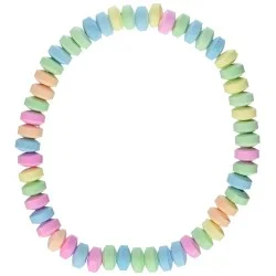 Collier de bonbons en dextrose