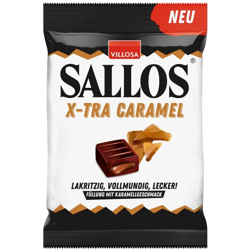 Réglisse X-Tra caramel réglisse - sachet 135g