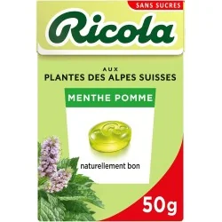 Bonbons Ricola menthe sans sucre