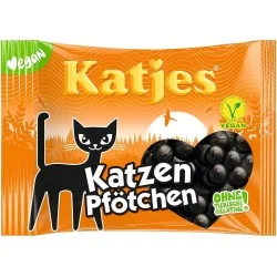 Bonbons pattes de chat réglisse Katjes